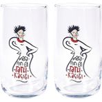 Anason İşleri Masanın En Tatlı Kaçığı Su Bardağı 2'li Set - Şeffaf - 365 ml
