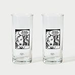 Anason İşleri Retro ‘Zeki’ Rakı Kadehi 2'li Set