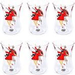 Anason İşleri Şen Şakrak Ara Çay Bardağı 6'lı Set - Renkli - 90 ml