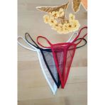 Anastasia Underwear Kadın String Tanga Tül Külot 3'Lü - Ans109