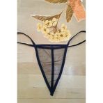 Anastasia Underwear Kadın String Tanga Tül Külot - Siyah (Ans110)