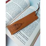 Anatolia Leather – El Yapımı Gerçek Deri Kitap Ayracı | Minimal Tasarım, Zarif ve Dayanıklı | Okuma Severler İçin Şık Aksesuar