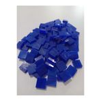 ANATOLİA MOZAİK Lacivert Kare Vitray Cam Mozaik Taşı - Sanatsal Mozaik için yaklaşık 10 x 10 mm