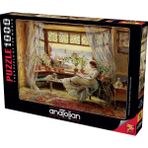 Anatolian 1000 Parçalık Pencere Keyfi Puzzle Zihinsel Gelişimi Destekleyen 66 x 48 cm