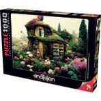 Anatolian 1152 Çiçekli Kütüphane 1000 Parça Puzzle
