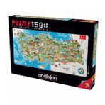 Anatolian 1500 Parça Panorama Türkiye Haritası Puzzle