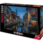 Anatolian 2000 Parça Tek Başına Puzzle Eğlenceli Tasarım ile Zeka Geliştirici Aktiviteler