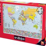 Anatolian 260 Parça xl Puzzle - Dünya Haritası 3319