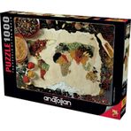 Anatolian Baharatlı Dünya Haritası 1000 Parça Puzzle