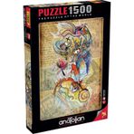 Anatolian Dünyayı Gezen Çerkez Kızı 1500 Parça Puzzle