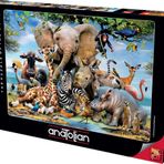 Anatolian Gülümse Puzzle-Africa Smile 1000 Parça Puzzle
