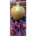 Anatolian Pottery Toprak Kumbara ( Altın Sarısı)