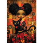 Anatolian Puzzle - Kara Kedi,500 Parça Puzzle, #3641