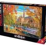 Anatolian Puzzle - Sonbaharda Notre Dame / 1000 Parça Puzzle, #1176