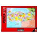 Anatolian Türkiye Siyasi Haritası Puzzle