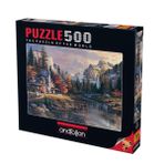 Anatolian Vadideki Ev 500 Parça Puzzle