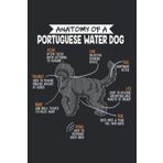Anatomy Of A Portuguese Water Dog Funny Dog Lover Gift: Undated Daily Planner: One Page Per Day, Daily Organizer, To Do List (6" x 9")