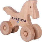Anatoya Ahşap Iki Boyutlu Oyuncak At - Anatoya - Naturel Ahşap