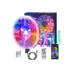 anaway shopping Bluetooth Rgb Led Şerit Led Şerit 5m Tv Arkası Rgb 16 Renk