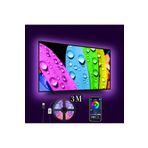 anaway shopping Rgb Tv Arkası Bluetooth Usb 3 metre Şerit Led Aydınlatma 16 Renk