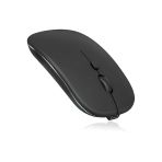 Anaway Shopping Sessiz Tıklama Şarjlı Çift Modlu Bluetooth Kablosuz 2.4Ghz Siyah Mouse