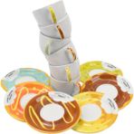Ancap Edex Goloserie 190 ml 6 Parça Porselen Cappuccino Tabak ve Fincan Takımı