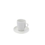 Ancap Verona Porselen Beyaz 130 ml Doppio Espresso Tabak ve Fincan Takımı