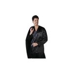 ANCELO 333 SATEN PİJAMA TAKIM VE ROBDÖŞAMBR 3LÜ DAMAT ÇEYİZ SET SİYAH 2XL