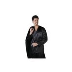 ANCELO 333 SATEN PİJAMA TAKIM VE ROBDÖŞAMBR 3LÜ DAMAT ÇEYİZ SET (SİYAH, 3XL)