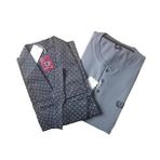Ancelo Pamuk Pijama Takım Ve Robdöşambr 3 Lü Damat Çeyiz Set