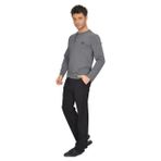 ANCELO%100 PAMUK UZUN KOLLU ERKEK PİJAMA TAKIM (GRİ, XL)