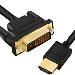 Ancheyn Hdmi To Dvi 24+1 Çevirici Çift Yönlü Monitör Kablosu 3 Metre 4633
