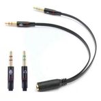 Ancheyn Kulaklık Mikrofon Ayırıcı 3.5mm Çevirici Switch Splitter 4457
