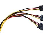 Ancheyn Üçlü 3 Port ide Molex Sata Power Hdd 4 pin Güç Kablosu 5101