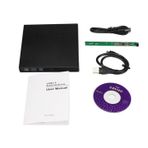 Ancheyn USB Sata Harici 9.5mm DVD RW Writer Kutusu External Slim Harici Caddy Kutu 5114