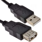 Ancheyn Usb Uzatma Kablosu Dişi Erkek Kablo Ekleme 1.5 Metre 4224 Usb Uzatma Kablosu