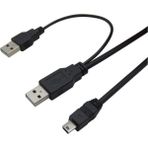 Ancheyn USB Y Giriş Mini 5 Pin HDD Hardisk Kamera Bağlantı Bağlantı 4529