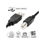 Ancheyn Yazıcı Printer USB Ara Bağlantı Kablosu USB 2.0 Yüksek Hız 3 Metre 4913