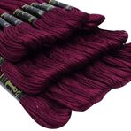 Anchor - Bordo (072A) - DESI HAWKER - Set Lot of Cotton 6 Kat İplik İplik Çile Kanaviçe Nakış Örgü İpi