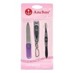 Anchor Klasik Manikür Set(Cımbız,törpü,tırnak Mak)