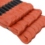 Anchor - Turuncu (0328) - DESI HAWKER - Set Lot of Cotton 6 Kat İplik İplik Çile Kanaviçe Nakış Örgü İpi