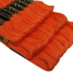 Anchor - Turuncu (0329) - DESI HAWKER - Set Lot of Cotton 6 Kat İplik İplik Çile Kanaviçe Nakış Örgü İpi