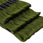 Anchor - Yeşil (0268) - DESI HAWKER - Set Lot of Cotton 6 Kat İplik İplik Çile Kanaviçe Nakış Örgü İpi