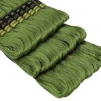 Anchor - Yeşil (0860) - DESI HAWKER - Set Lot of Cotton 6 Kat İplik İplik Çile Kanaviçe Nakış Örgü İpi