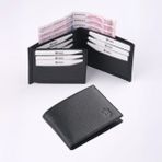Ancora Leather Hakiki Deri Erkek Cüzdan-26500-Siyah