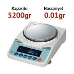 And FZ 5000İ Hassasiyet: 0.01 gr Max: 5200 gr Dijital Hassas Terazi