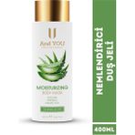 And You Nemlendirici Duş Jeli 400 ml Aloe Vera ile Cildinizi Derinlemesine Nemlendirir