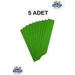 andelart Yeşil Krapon Kağıdı 50x200 cm 5 Adet Yeşil Grapon Kağıdı Okul Sınıf Etkinlik