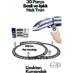 AnDen Toys Uzaktan Kumandalı 39 Parça Işıklı 308 cm Tren Set - Renkli