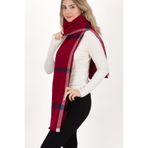 ANDİFLİ Kadın Ekose Desen Pamuk Dokuma Şal Atkı 70*190